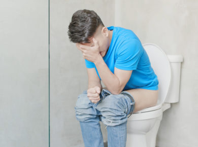 Schmerzen beim Stuhlgang