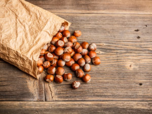 Haselnüsse zur Herstellung von Haselnussöl